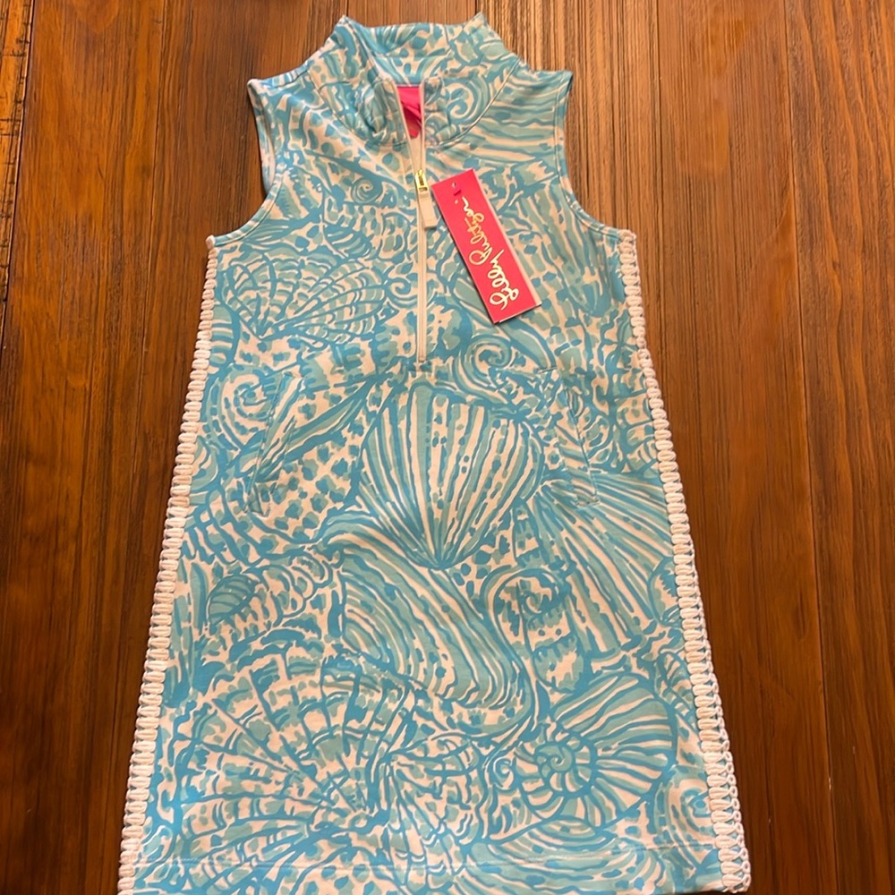 Lilly Pulitzer Mini Sleeveless Skipper Shift Dress. Size M 6/7. NWT